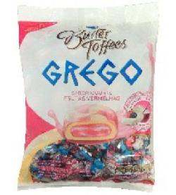 Bala Butter Toffees Grego Frutas Vermelhas 600g