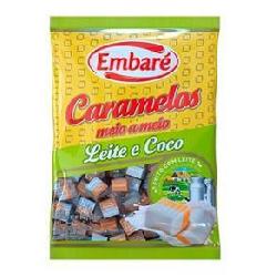 Bala Caramelos Embaré Leite/Coco 660g