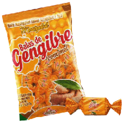 Bala Mastydoll Gengibre 600g