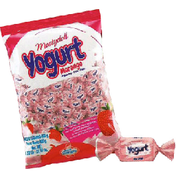 Bala Mastydoll Yogurte Morango 600g