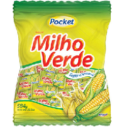 Bala Pocket Milho Verde 500g