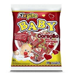 Flopito Coração Baby Morango 200g