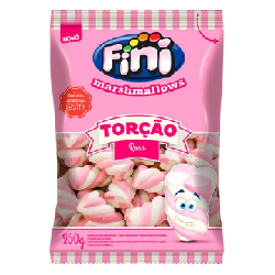 Marshmallow Torção Rosa 250g