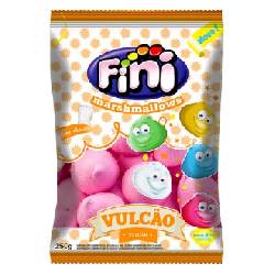 Marshmallow Vulcão Rosa 250g